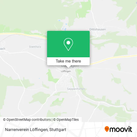 Карта Narrenverein Löffingen