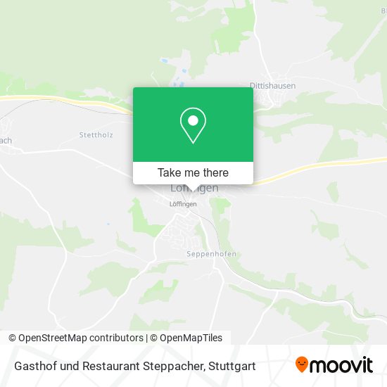 Gasthof und Restaurant Steppacher map