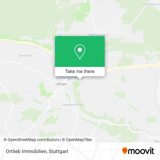 Карта Ortlieb Immobilien