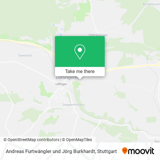 Andreas Furtwängler und Jörg Burkhardt map