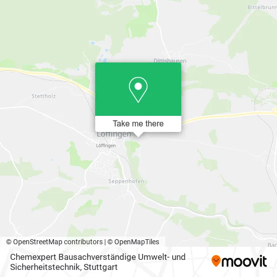 Карта Chemexpert Bausachverständige Umwelt- und Sicherheitstechnik