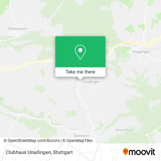 Карта Clubhaus Unadingen