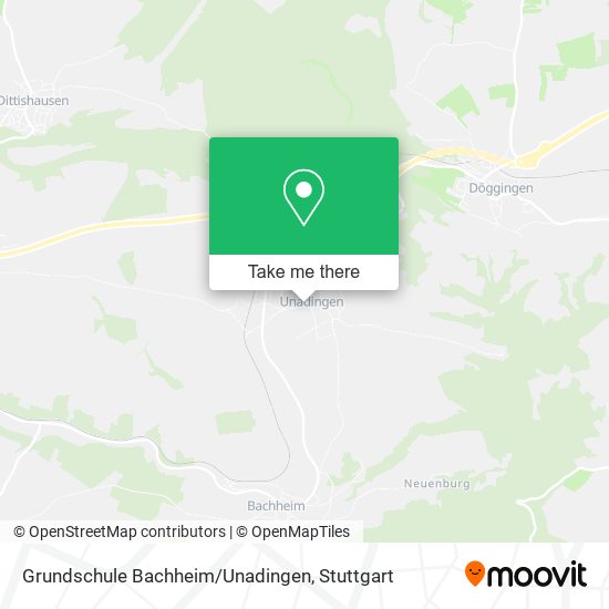 Grundschule Bachheim/Unadingen map