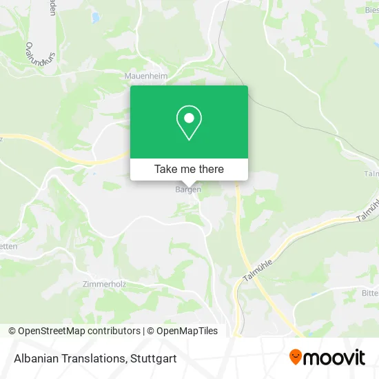 Карта Albanian Translations