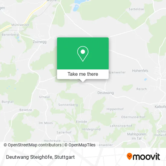 Карта Deutwang Steighöfe