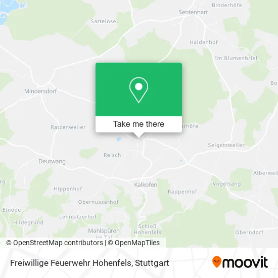 Карта Freiwillige Feuerwehr Hohenfels