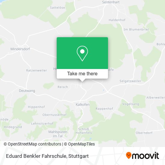 Eduard Benkler Fahrschule map