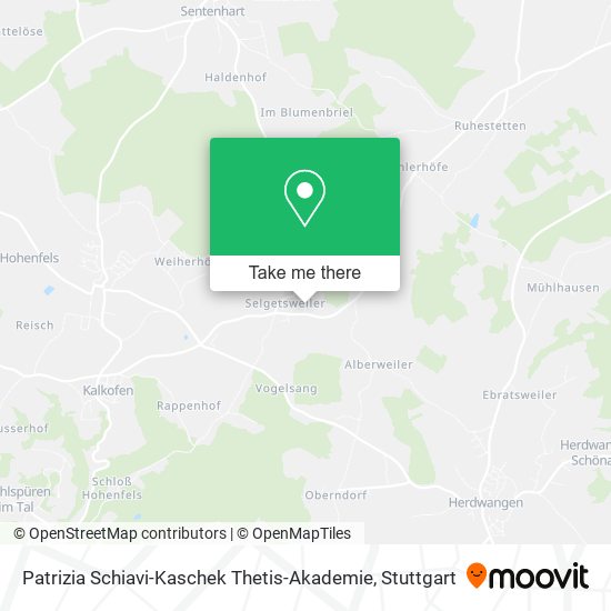 Patrizia Schiavi-Kaschek Thetis-Akademie map
