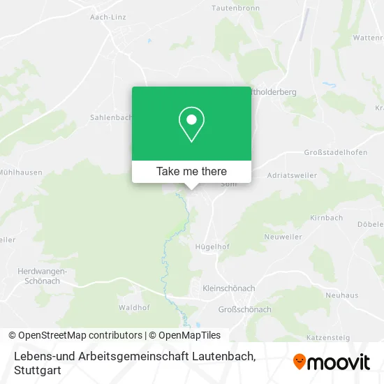 Карта Lebens-und Arbeitsgemeinschaft Lautenbach
