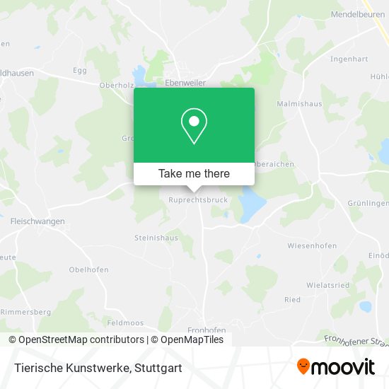 Tierische Kunstwerke map
