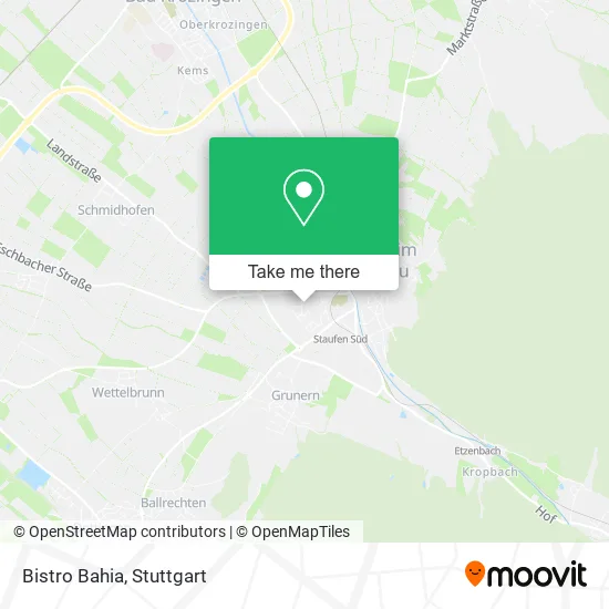 Карта Bistro Bahia