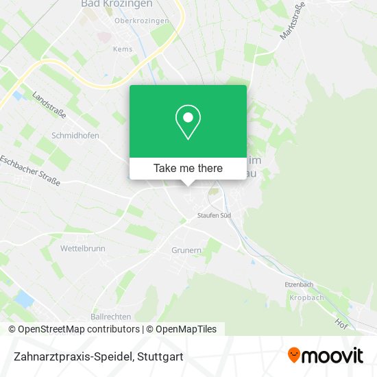 Карта Zahnarztpraxis-Speidel