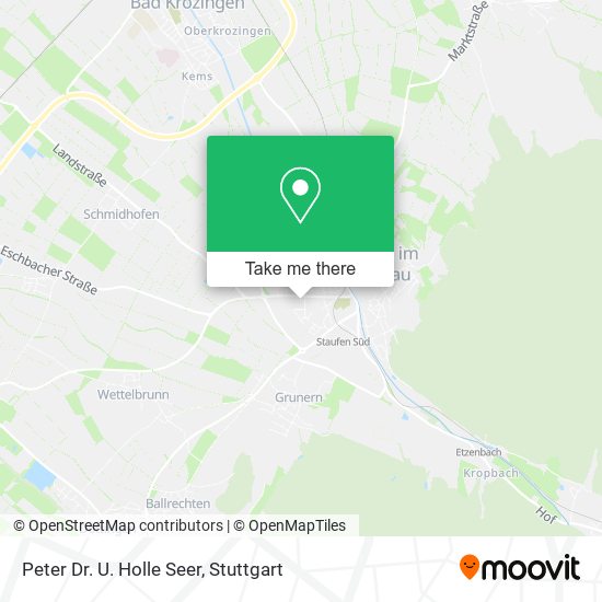 Карта Peter Dr. U. Holle Seer