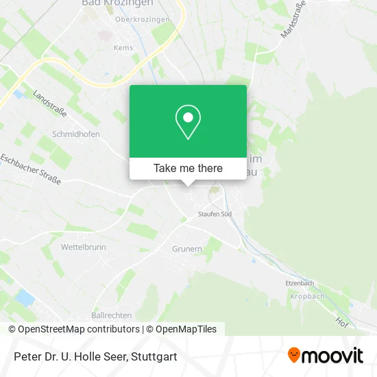 Карта Peter Dr. U. Holle Seer