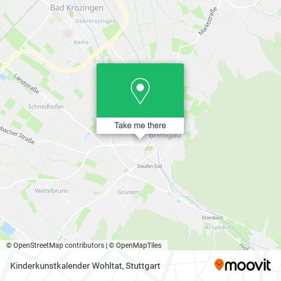 Kinderkunstkalender Wohltat map