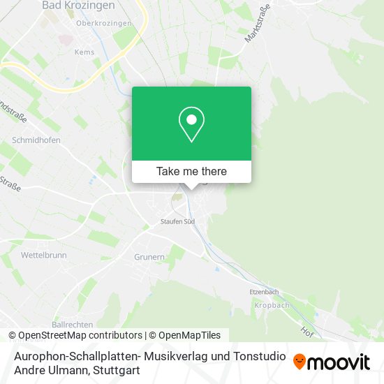 Aurophon-Schallplatten- Musikverlag und Tonstudio Andre Ulmann map