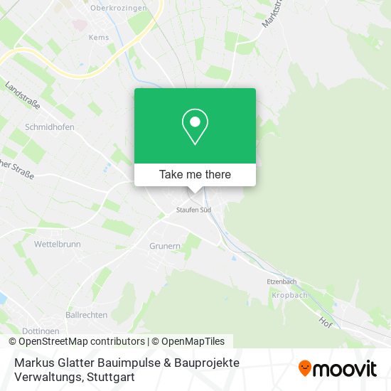 Markus Glatter Bauimpulse & Bauprojekte Verwaltungs map