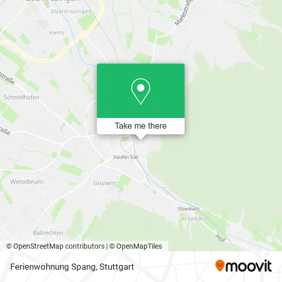 Карта Ferienwohnung Spang