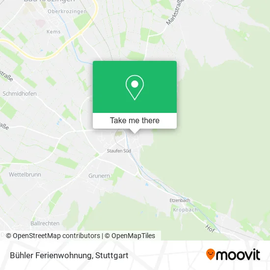 Карта Bühler Ferienwohnung