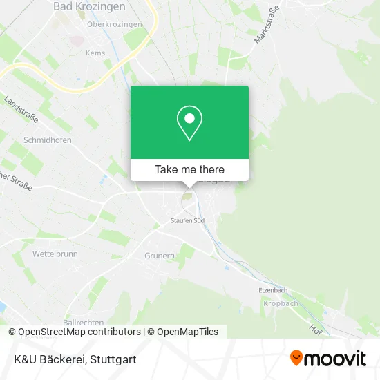 Карта K&U Bäckerei