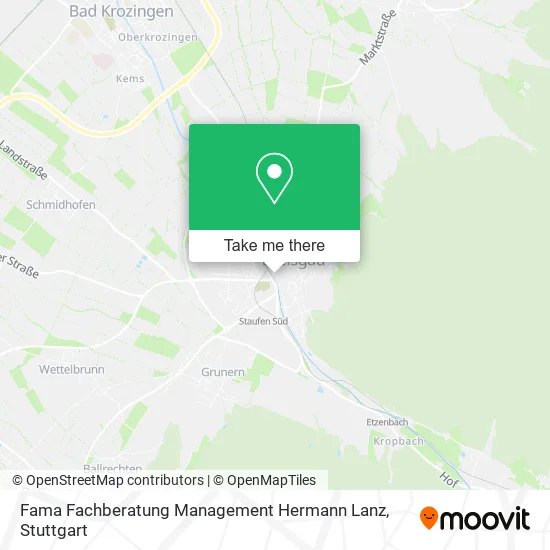 Карта Fama Fachberatung Management Hermann Lanz