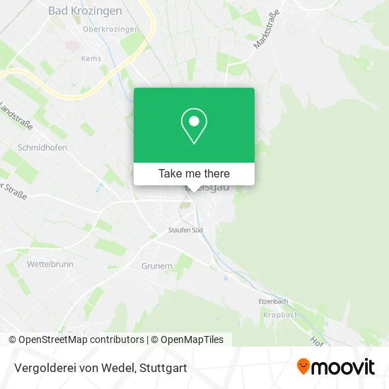 Карта Vergolderei von Wedel