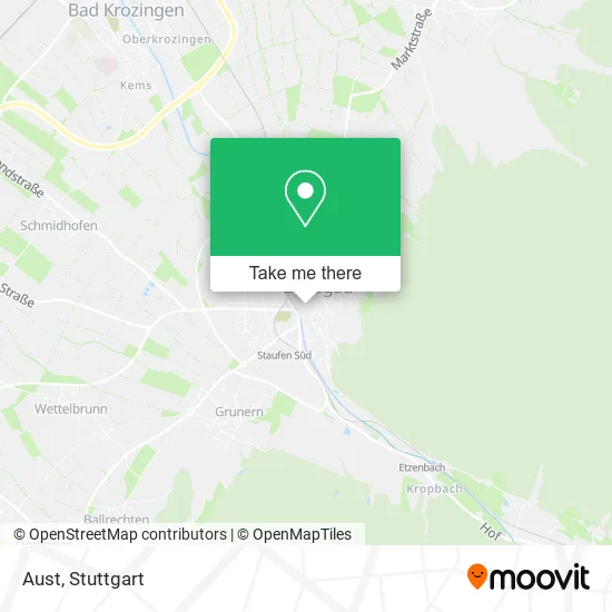 Карта Aust