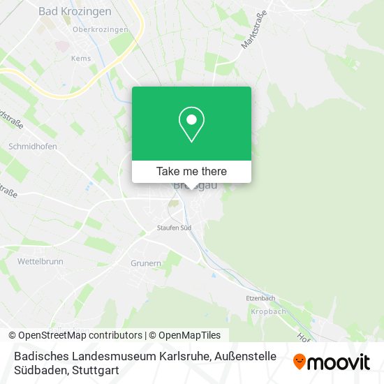 Badisches Landesmuseum Karlsruhe, Außenstelle Südbaden map