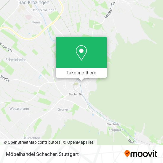 Möbelhandel Schacher map