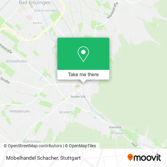 Карта Möbelhandel Schacher