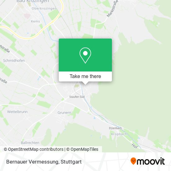Bernauer Vermessung map