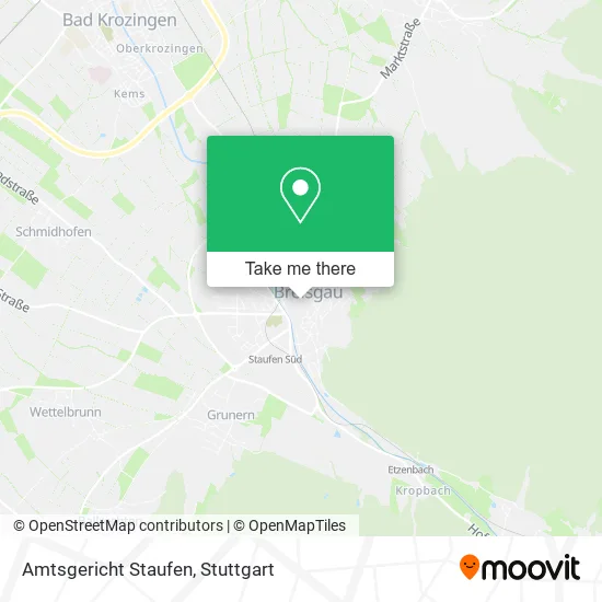 Карта Amtsgericht Staufen