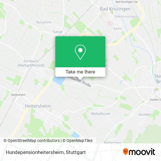 Hundepensionheitersheim map