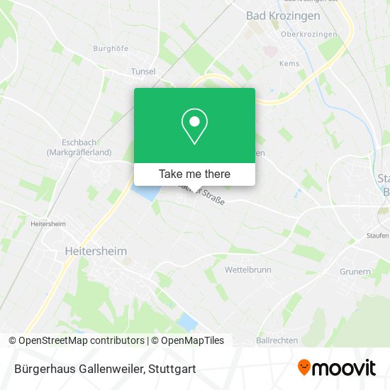 Bürgerhaus Gallenweiler map