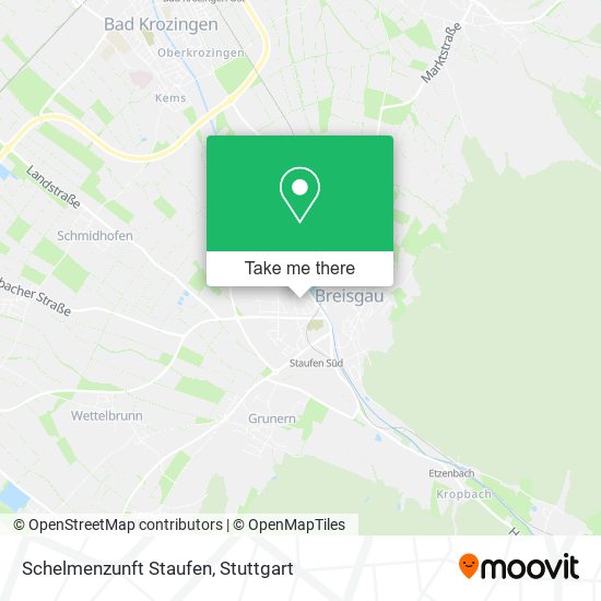 Schelmenzunft Staufen map