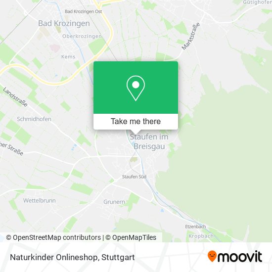 Naturkinder Onlineshop map