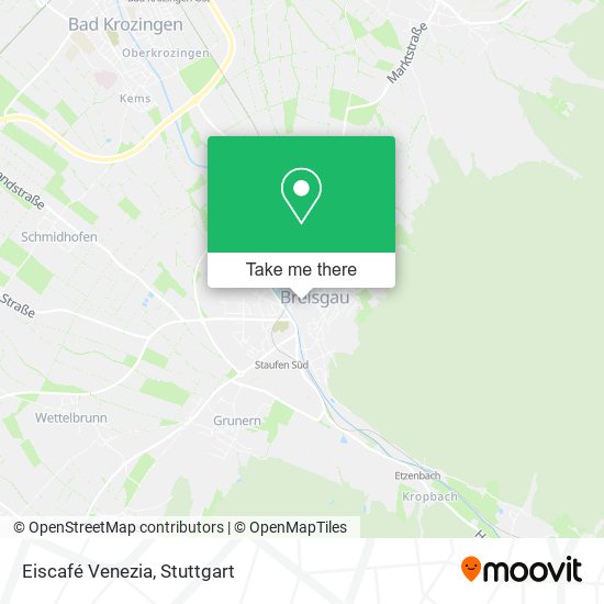 Eiscafé Venezia map