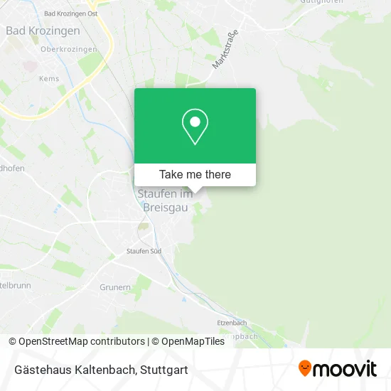 Карта Gästehaus Kaltenbach