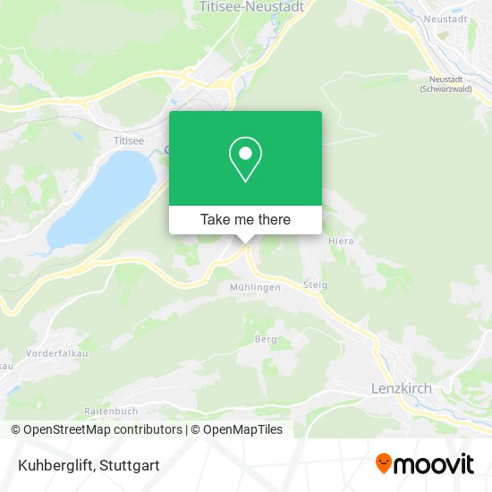 Kuhberglift map