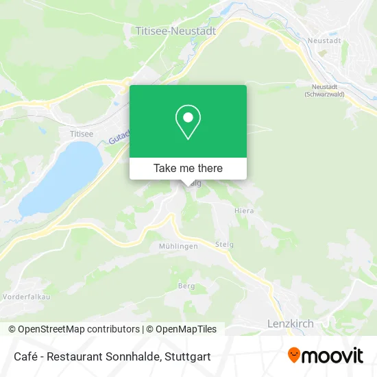 Карта Café - Restaurant Sonnhalde