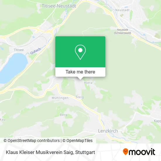 Карта Klaus Kleiser Musikverein Saig