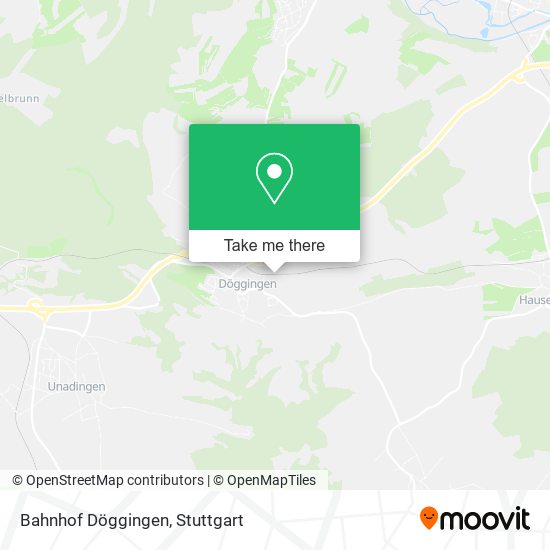 Bahnhof Döggingen map