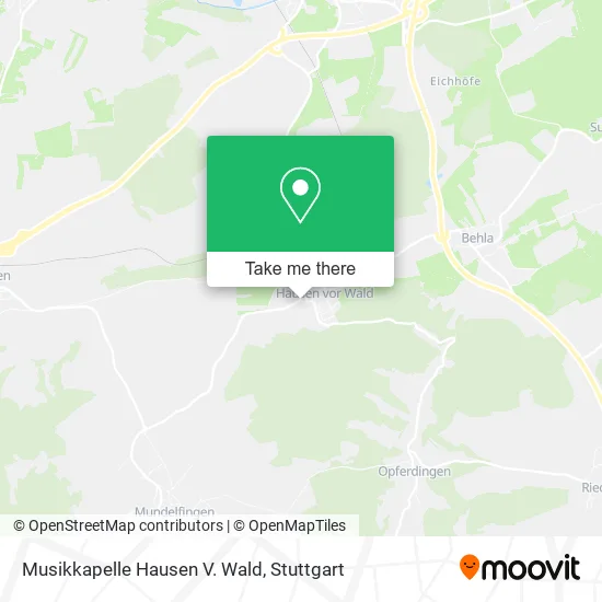 Карта Musikkapelle Hausen V. Wald