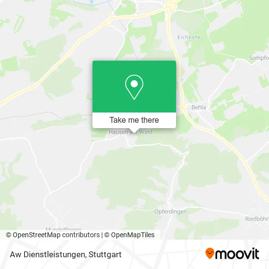 Карта Aw Dienstleistungen