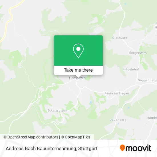 Карта Andreas Bach Bauunternehmung