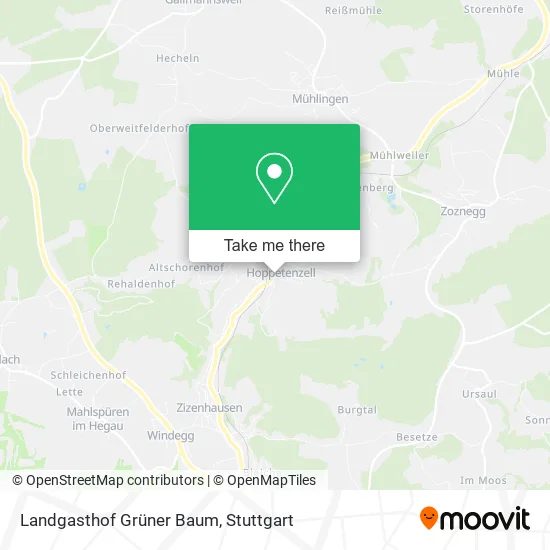 Карта Landgasthof Grüner Baum