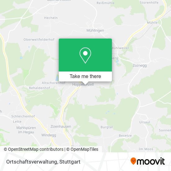 Ortschaftsverwaltung map