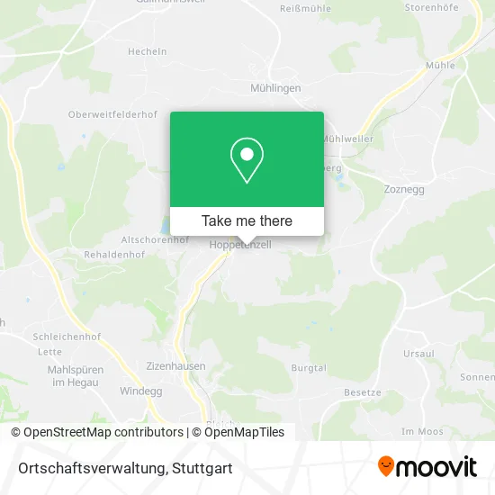 Карта Ortschaftsverwaltung