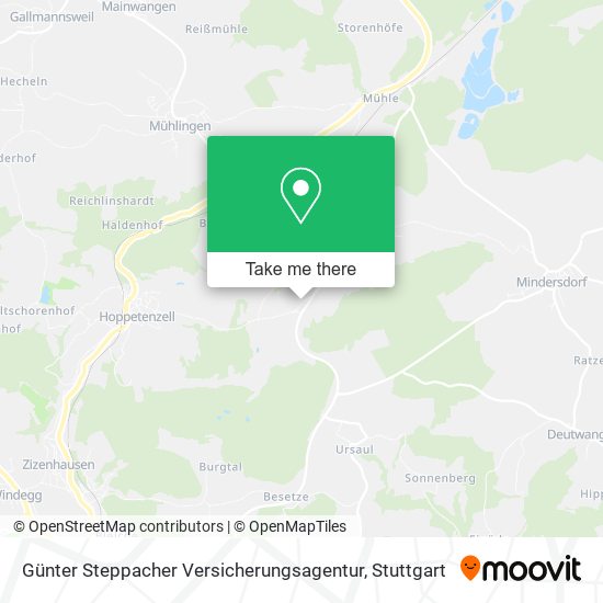 Günter Steppacher Versicherungsagentur map
