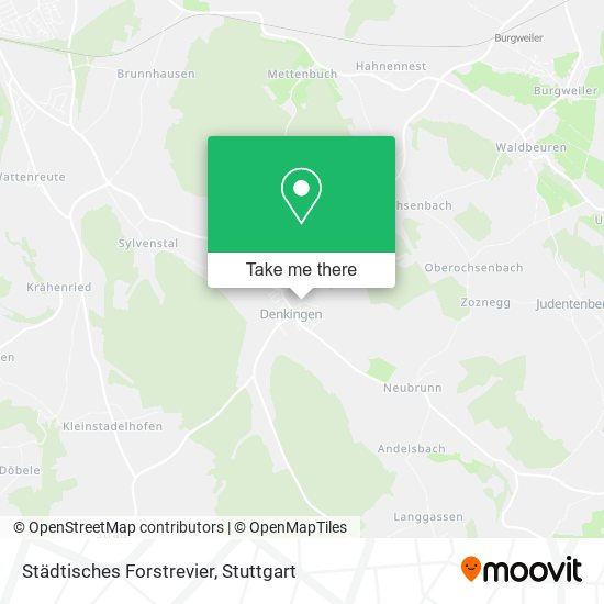 Карта Städtisches Forstrevier